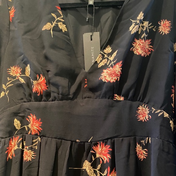 Empire Waisted Ankle Length Dress - Picture 2 of 5